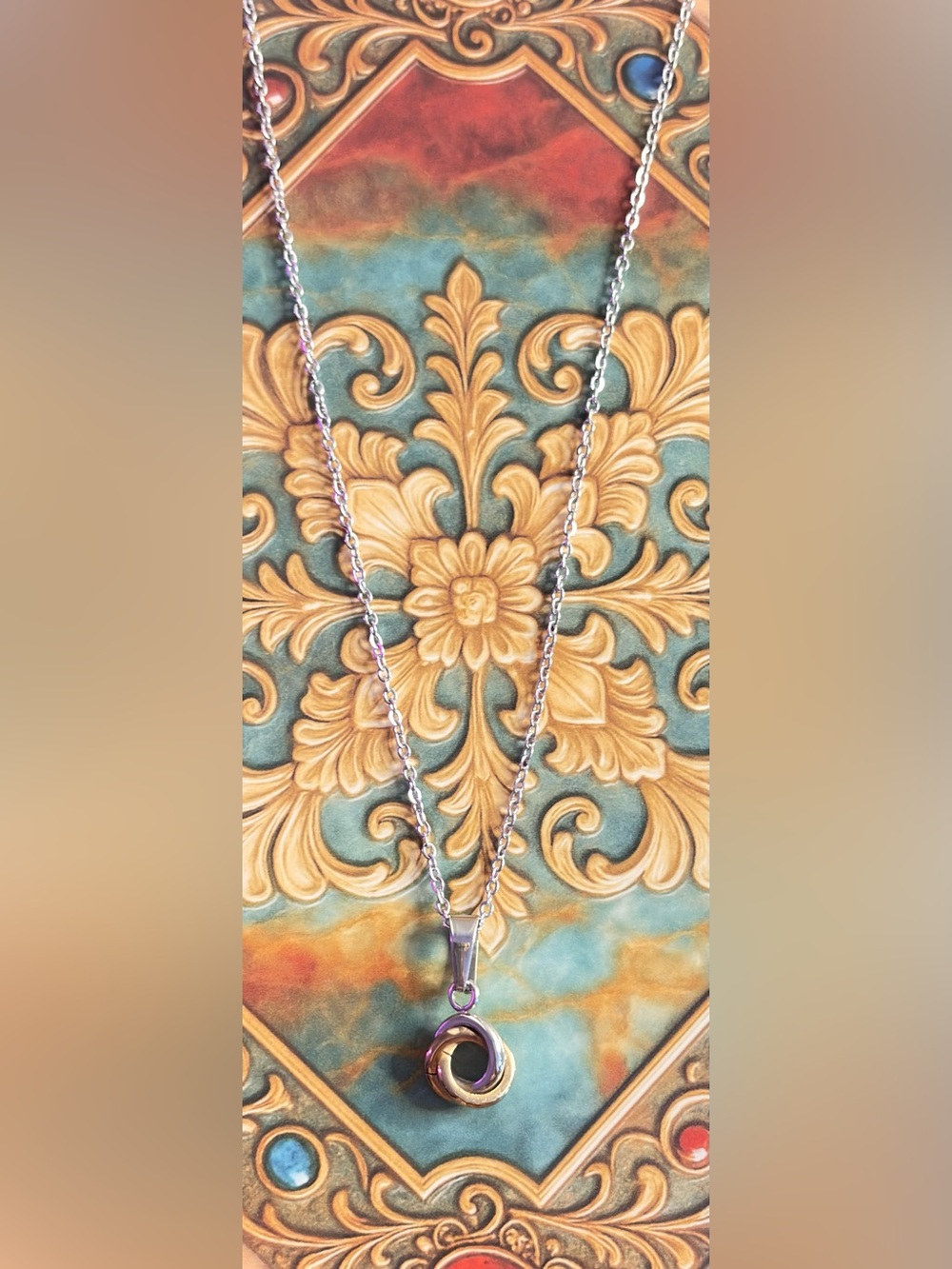 Stainless Steel Necklace with Pendant